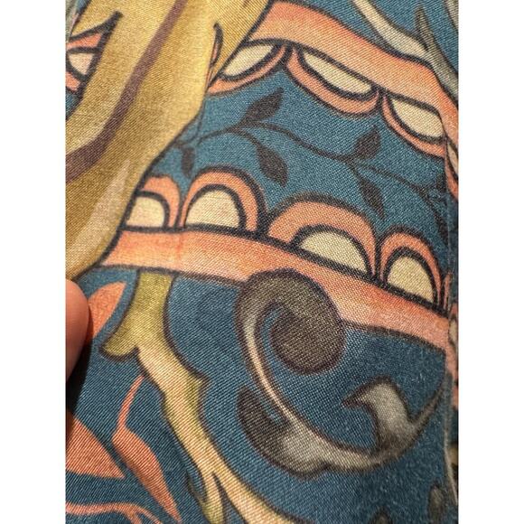 Powder UK Women’s Floral Print Kimono Wrap Colorful Festival Boho Artsy READ - Picture 11 of 16